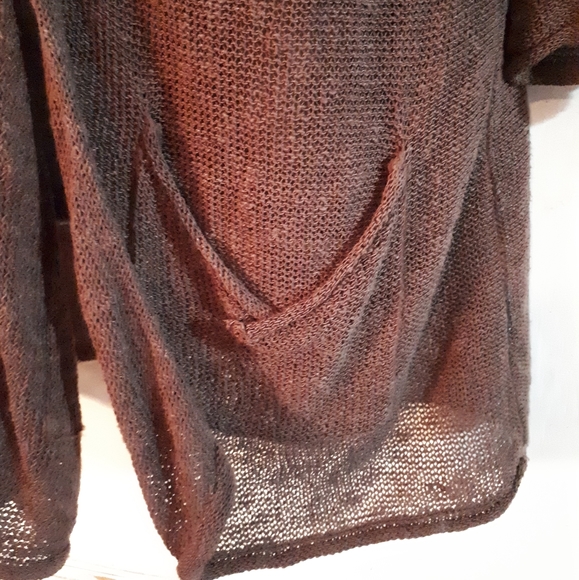 Coldwater Creek One Button Open Front Cardigan M - Picture 4 of 8